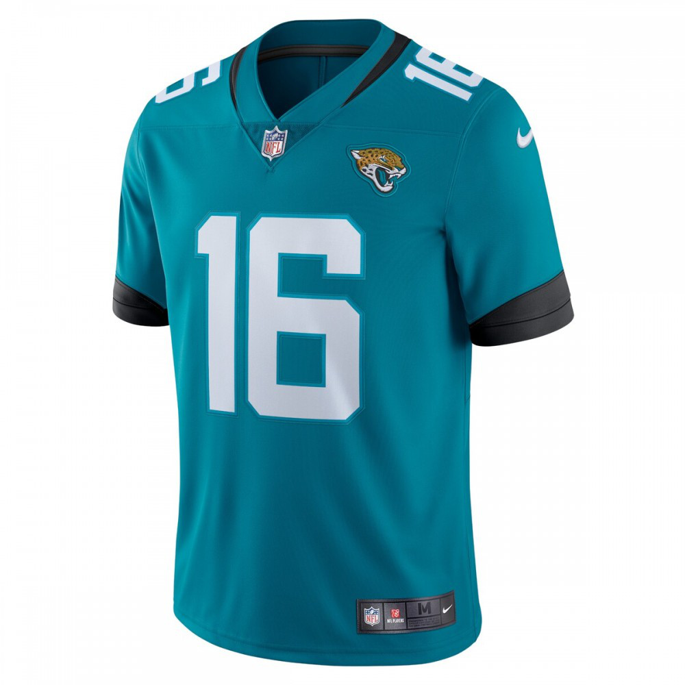 Trevor Lawrence Jacksonville Jaguars Nike Vapor Limited Jersey - Teal-GridironStore